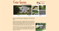 Desktop Screenshot of cedargarden.co.za